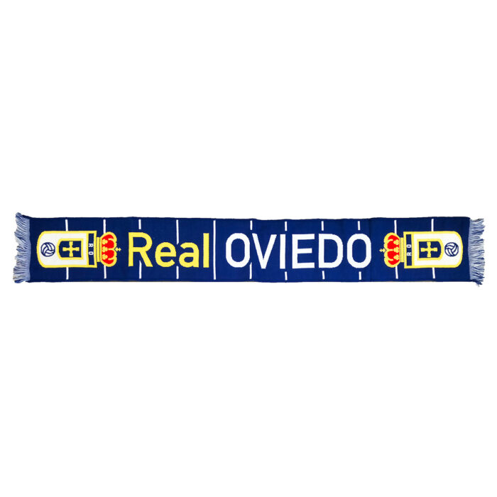 REAL OVIEDO BUFANDA LÍNEAS VERTICALES