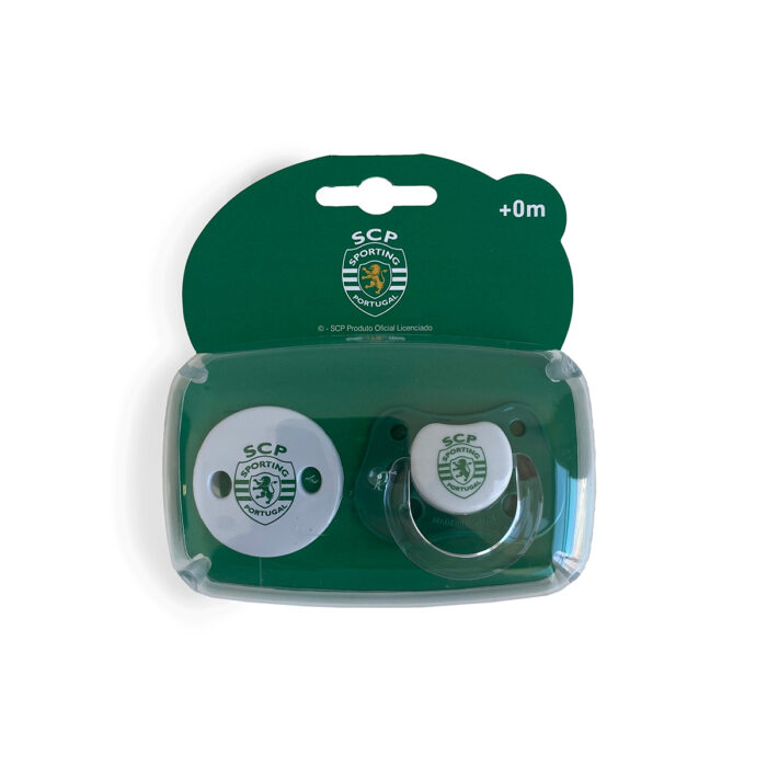 SPORTING PORTUGAL CHUPETE + BROCHE