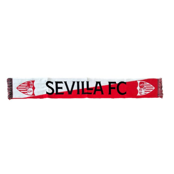 SEVILLA F.C. BUFANDA BICOLOR DIAGONAL