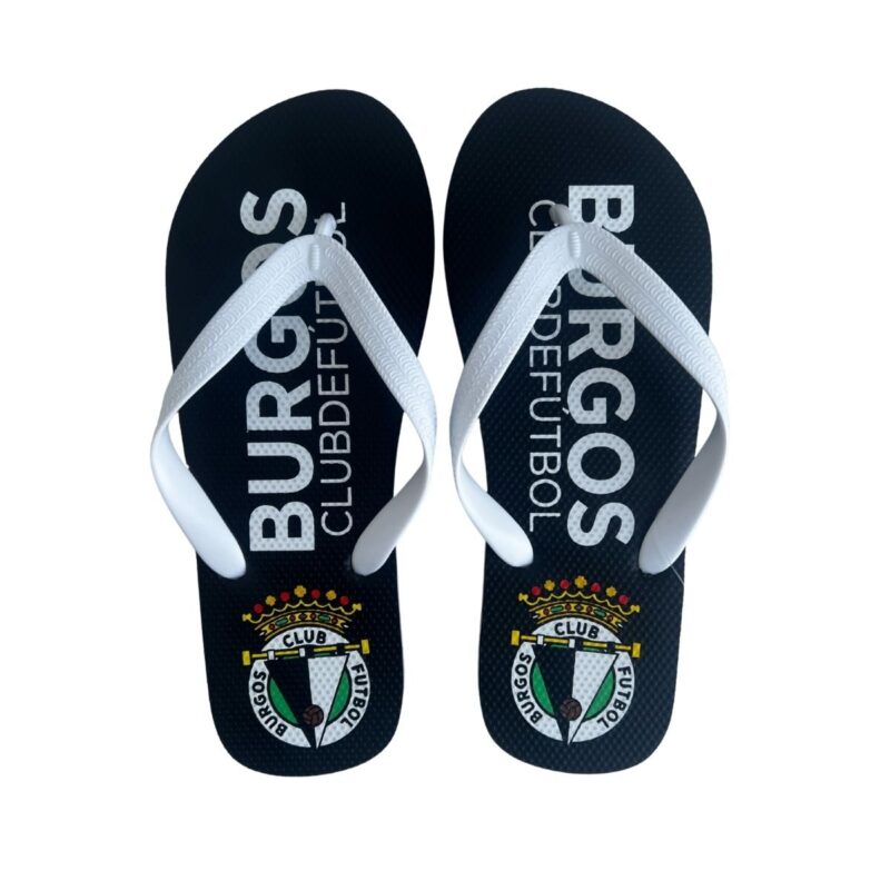 Burgos C.F. chanclas negras