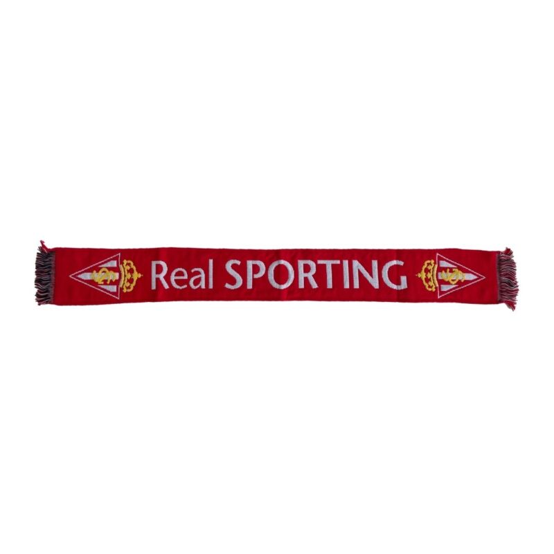 Real Sporting de Gijón bufanda niño roja