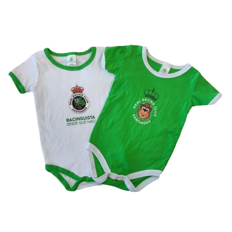 Pack Body Bebé Real Racing Club